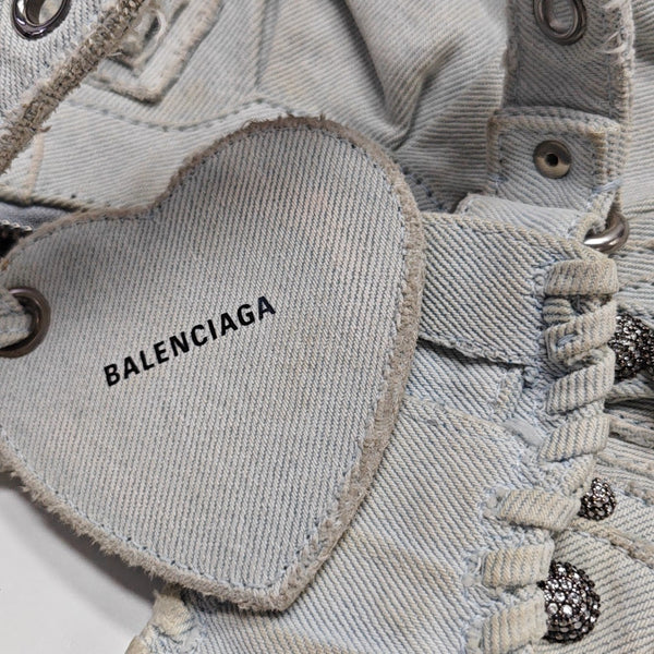 Le Cagole Mini Denim Blue