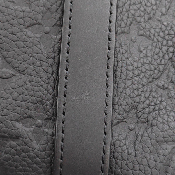 KEEPALL 25 Monogram Calfskin Black