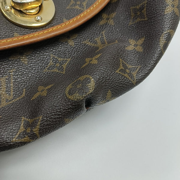 TULUM GM Monogram Coated Canvas Brown