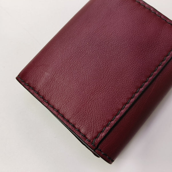 Calfskin Wallet Red