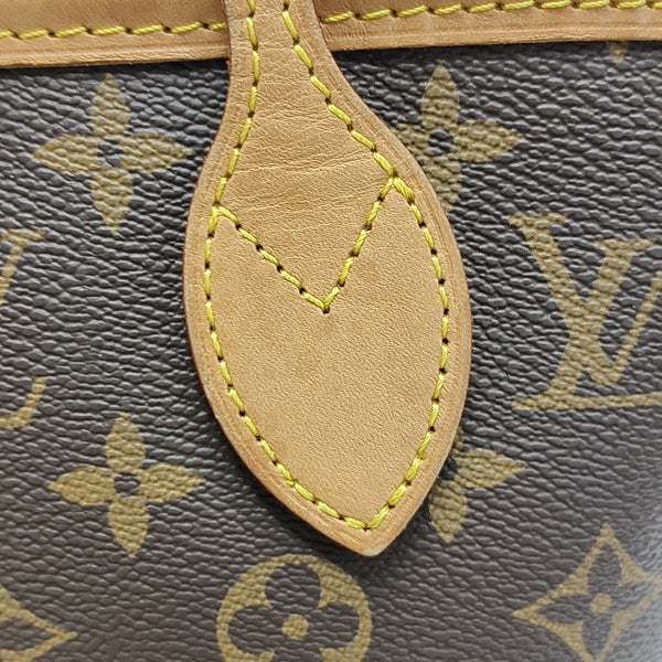 NEVERFULL BB Monogram Coated Canvas Brown