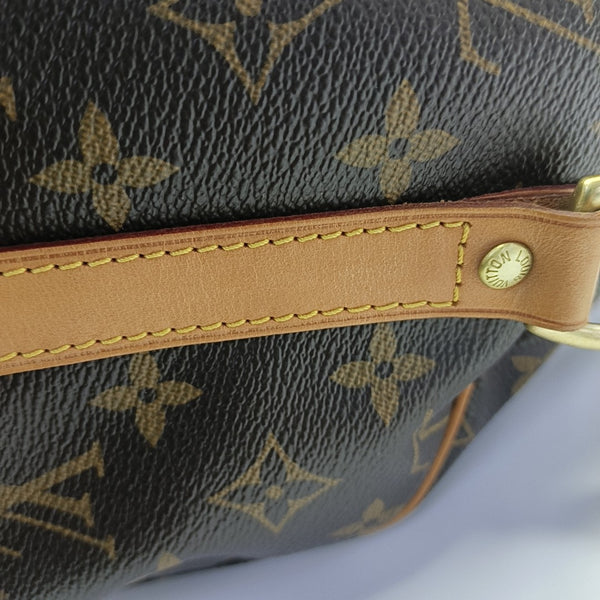 SPEEDY 30 Monogram Coated Canvas Brown