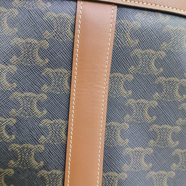 TRIOMPHE CANVAS Small Coated Canvas Brown