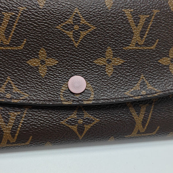 EMILIE Monogram Coated Canvas Brown