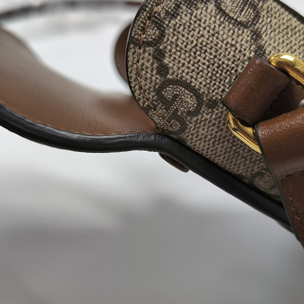 Horsebit 1955 Mini Coated Canvas Beige