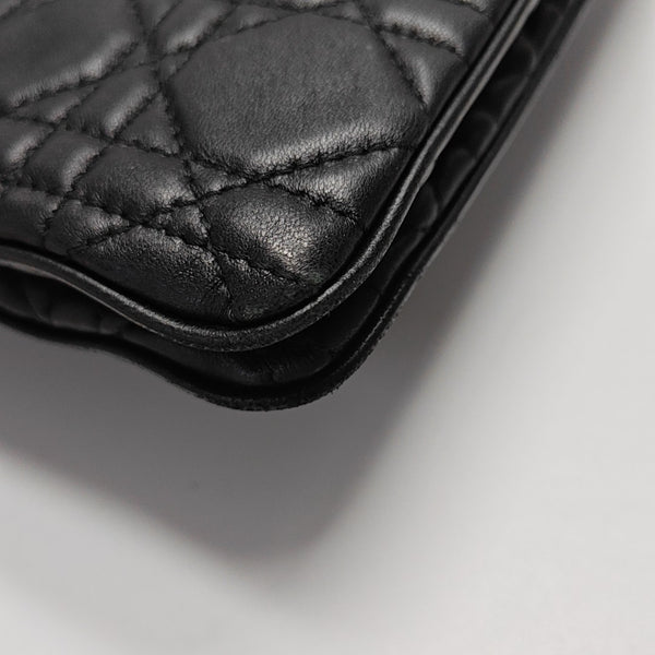 Cannage Lambskin Black