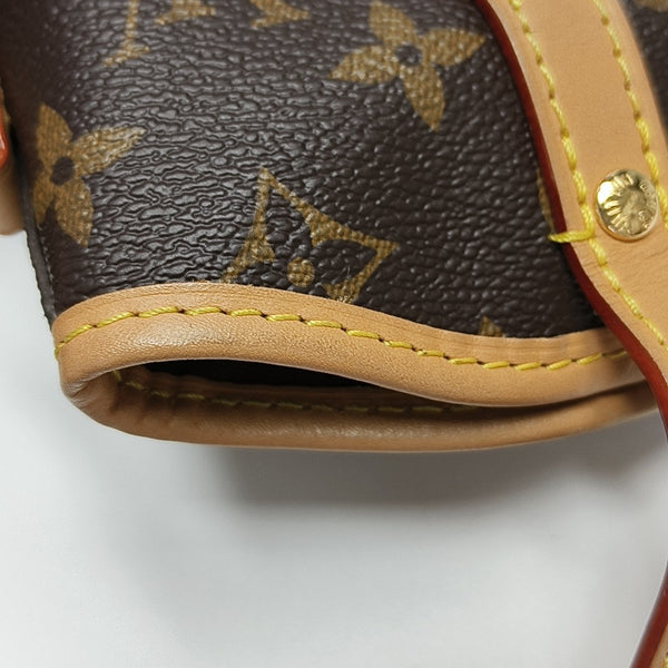 FOLD ME Monogram Coated Canvas Brown