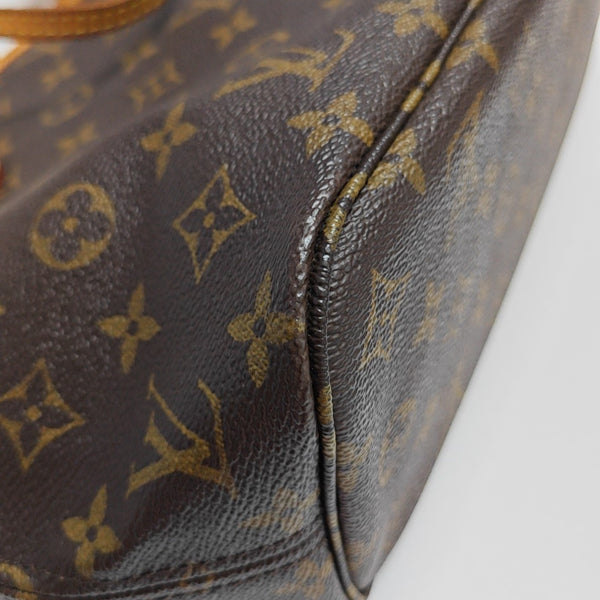 NEVERFULL PM Monogram Coated Canvas Brown