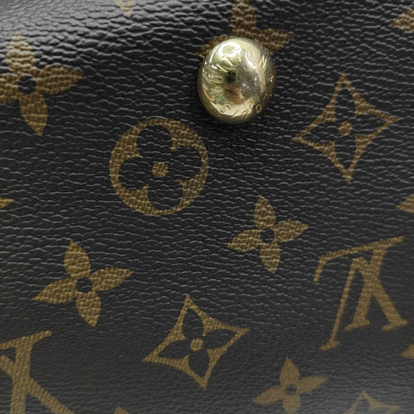 CARRYALL MM Monogram Coated Canvas Brown