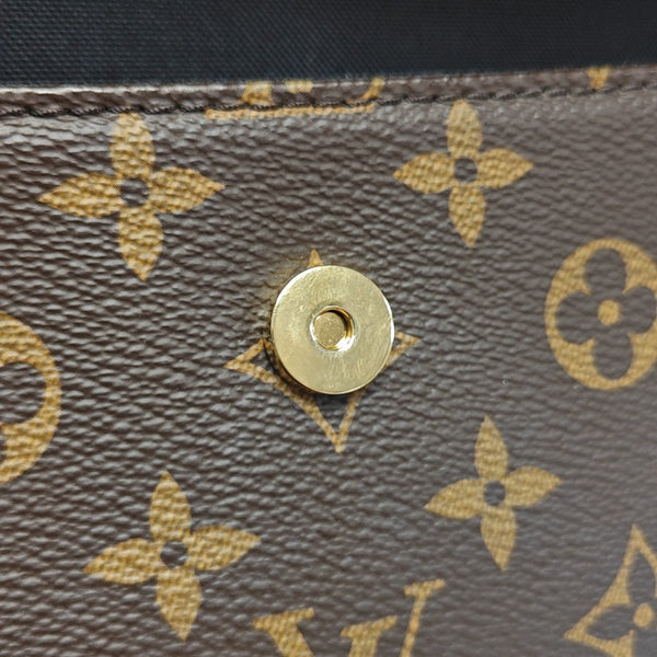 IVY Monogram Coated Canvas Brown