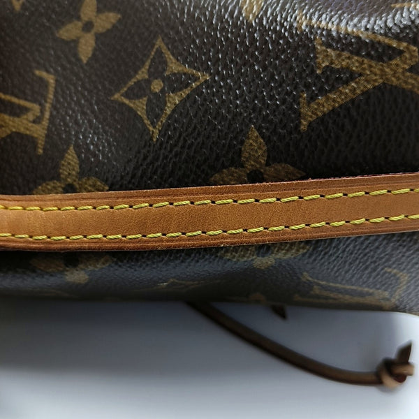 NÉONOÉ Nano Monogram Coated Canvas Brown