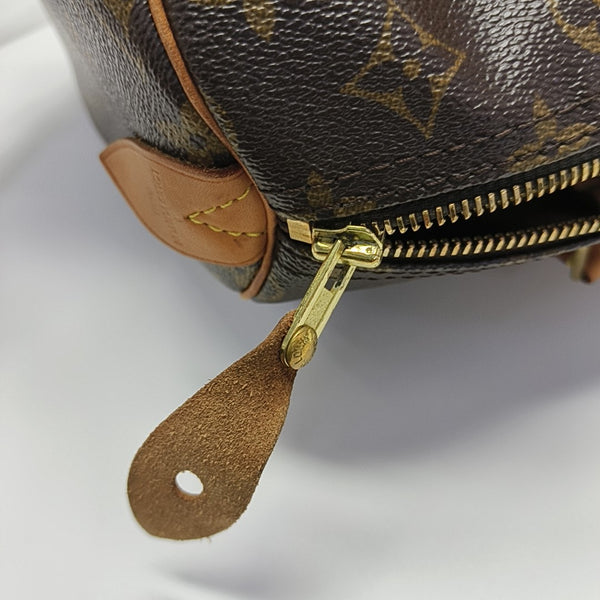 SPEEDY 30 Monogram Coated Canvas Brown