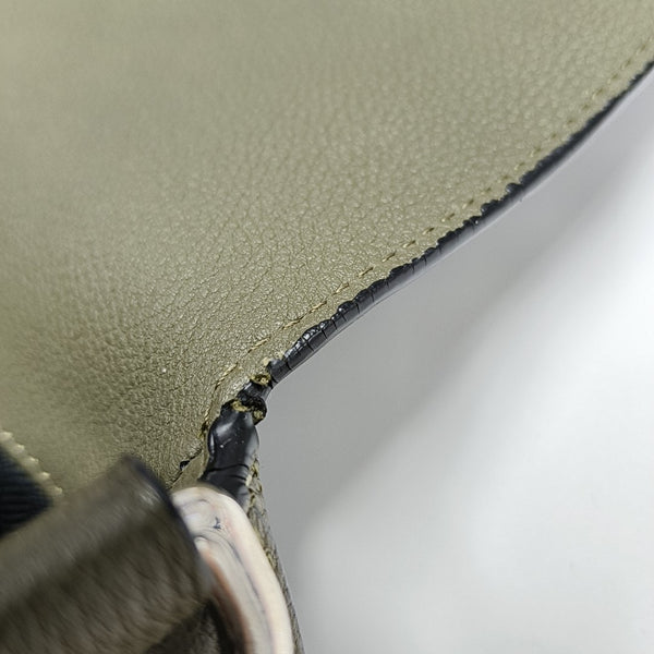 Puzzle Large Calfskin Green