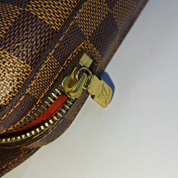 GÉRONIMOS Damier Ebene Coated Canvas Brown