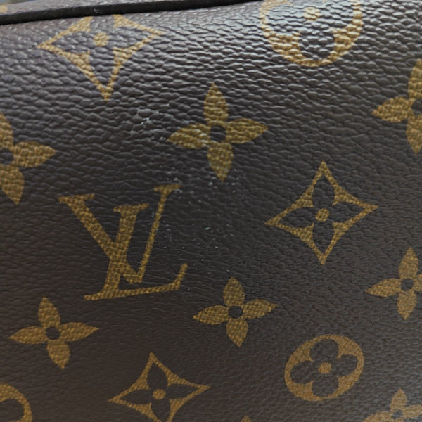 NÉONOÉ MM Monogram Coated Canvas Brown