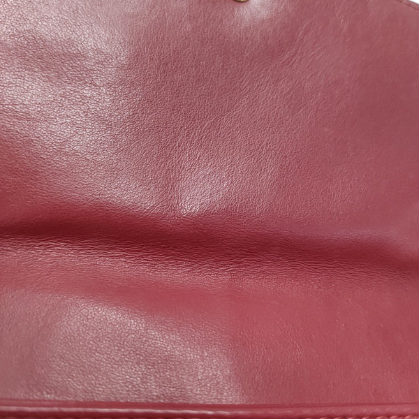 GG Marmont Medium Quilted Calfskin Red