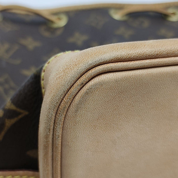 NOÉ BB Monogram Coated Canvas Brown