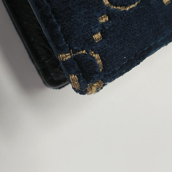 Dionysus Super Mini Monogram Velvet Blue