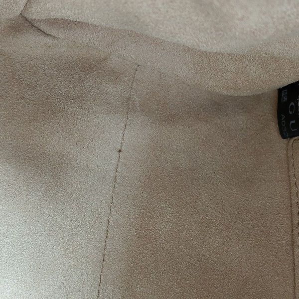 Padlock Small Monogram Coated Canvas Beige