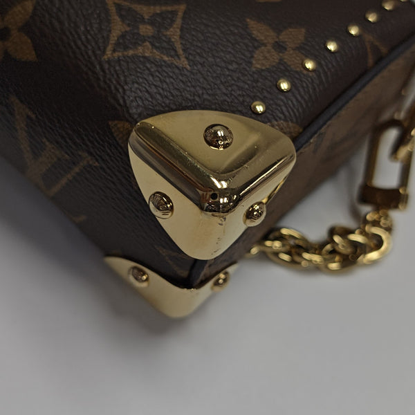 SLIM TRUNK Monogram Coated Canvas Brown