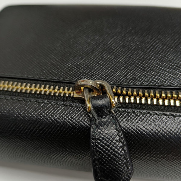Saffiano Calfskin Wallet Black