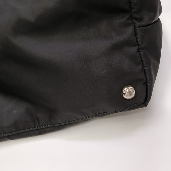 Nylon Shoulder Bag Black