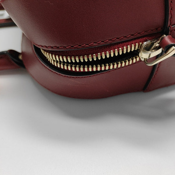 Ligne Shima Monogram Calfskin Red