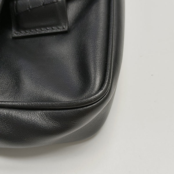 Calfskin Shoulder Bag Black
