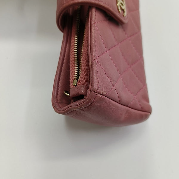 Quilted Lambskin Mini Pink