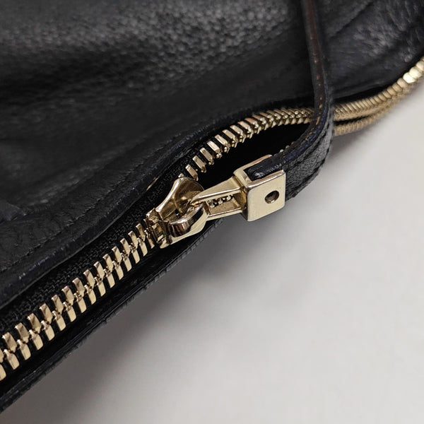 Calfskin Shoulder Bag Black