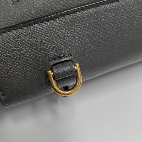 BELT Micro Calfskin Gray