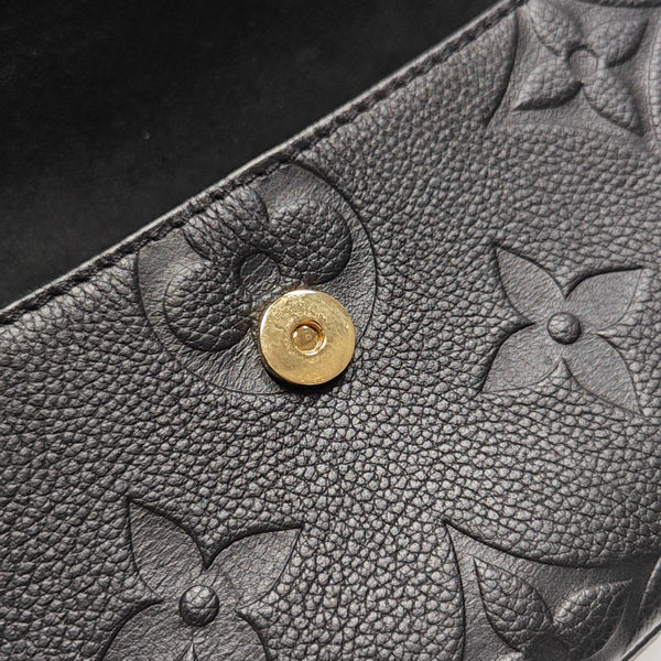 IVY Monogram Calfskin Black