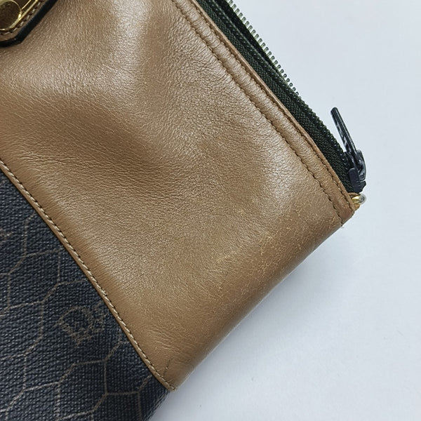 Oblique Coated Canvas Black