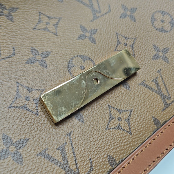 DAUPHINE MM Monogram Coated Canvas Brown