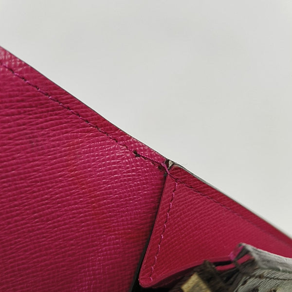 EMILIE Monogram Coated Canvas Brown