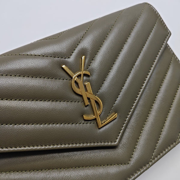 MONOGRAM Quilted Lambskin Green