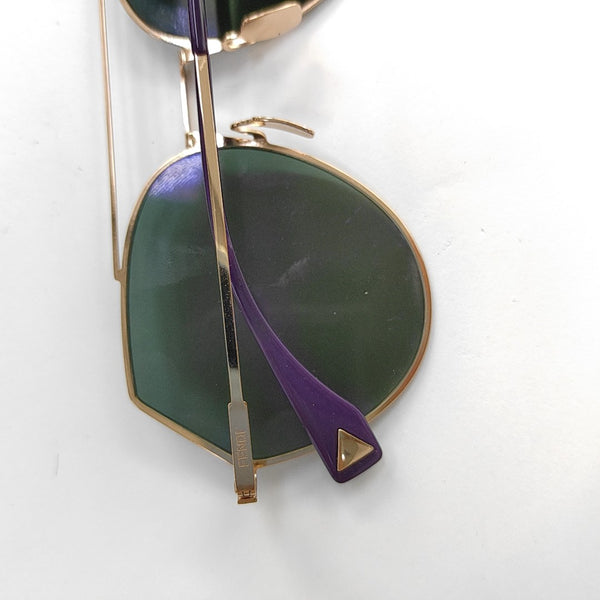Metal Sunglasses Green