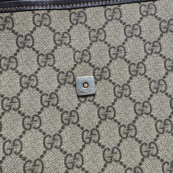 Monogram Coated Canvas Shoulder Bag Beige
