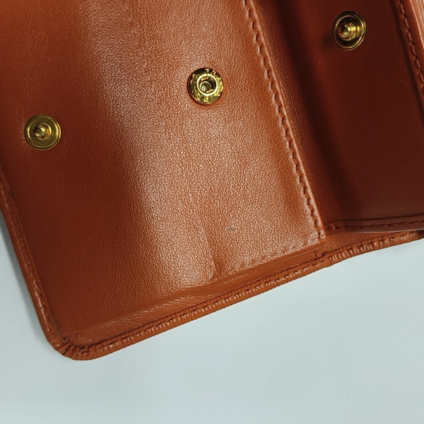 Saffiano Calfskin Wallet Orange