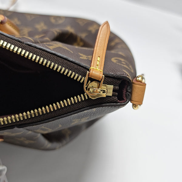 TURENNE MM Monogram Coated Canvas Brown