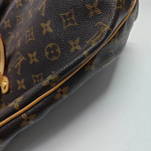 PALERMO GM Monogram Coated Canvas Brown