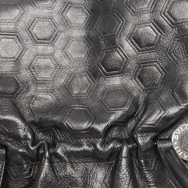 Calfskin Top Handle Bag Black