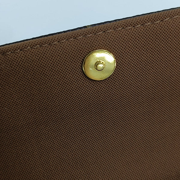 IVY Monogram Coated Canvas Brown
