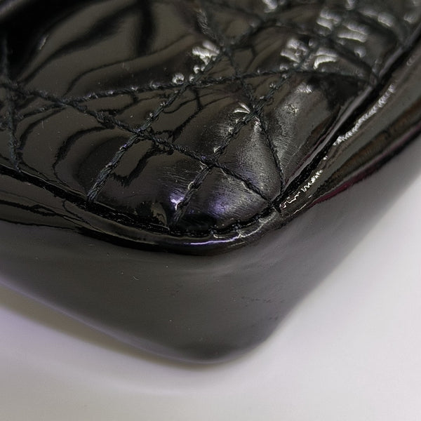 Miss Dior Cannage Patent Leather Black