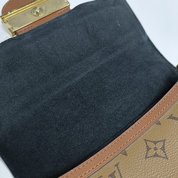 DAUPHINE Mini Monogram Coated Canvas Brown