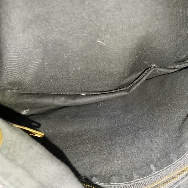 Calfskin Shoulder Bag Black