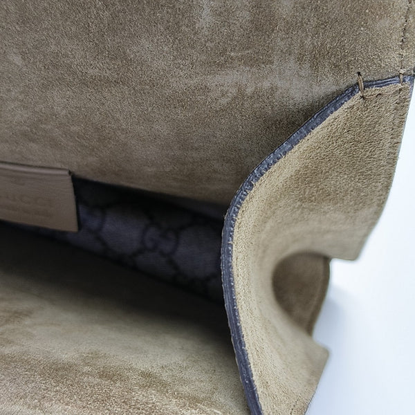 Dionysus Mini Monogram Coated Canvas Beige