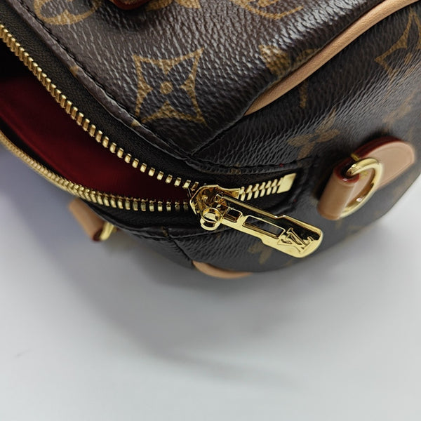 SPEEDY 20 Monogram Coated Canvas Brown