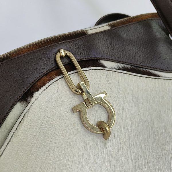 Horsehair Shoulder Bag Multicolor