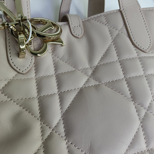 Toujours Small Cannage Calfskin Pink